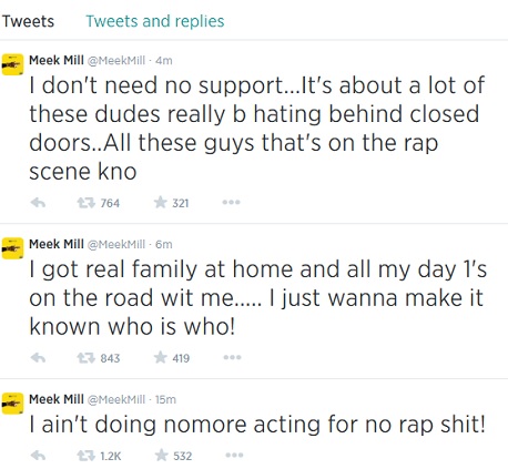 wale beef with meek mill