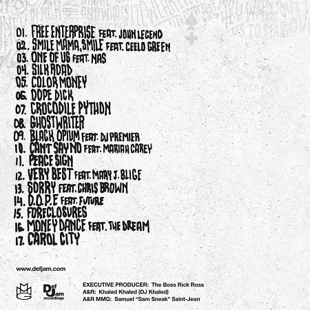 Check Out Rick Ross Cover& Tracklist For His Black Market Album 2