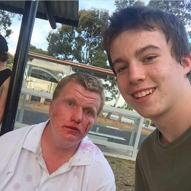 WTF Disgusting teenage girl attacks mentally disabled man