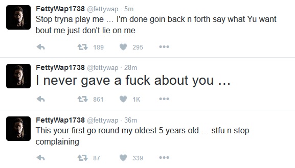 Fetty Wap & Masika Gets In Heated Twitter Argument Over Baby 2