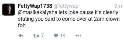 Fetty Wap & Masika Gets In Heated Twitter Argument Over Baby 6