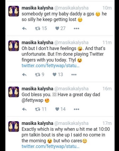 Fetty Wap & Masika Gets In Heated Twitter Argument Over Baby 7