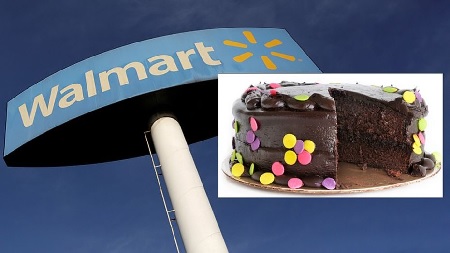 Texas woman banned from Walmart after eating half a cake, demanding to pay half price.