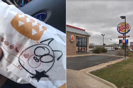Five Burger King Worker's Fired For Drawing Photo Of Pig On Officer's Order.