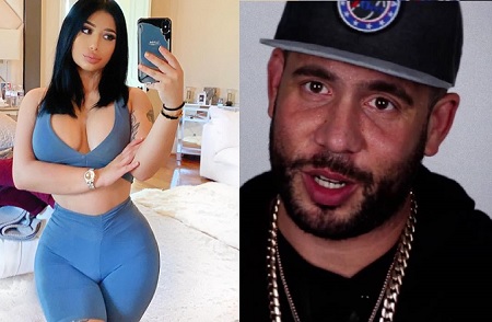 DJ Drama girlfriend Debakii claims he beat her up during their vacation, shows video.
