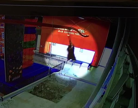 Video released Of child falling from zip line at adventure park, family sues.