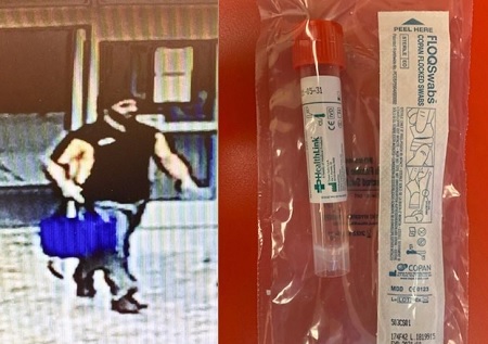 Arizona police are searching for a man who disguised himself as a delivery driver and stole 29 coronavirus testing kits.
