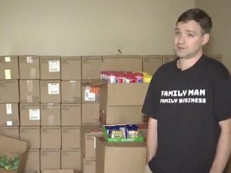 Man brought nearly 18,000 bottles of sanitizer he can't sell.