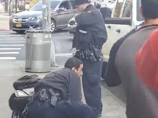 Man Sucker Punches NYPD Officer During Arrest.