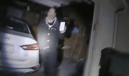 Body camera footage released Wednesday shows a Columbus, Ohio officer fatally shooting an unarmed Black man in his garage within seconds of their encounter.