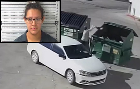 Video Shows Mother Throwing Her Newborn Baby In Dumpster.