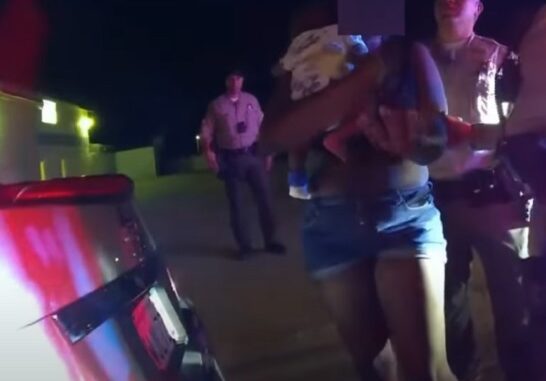 Bodycam: LA Deputy Punches Woman Holding Her Baby In The Face.