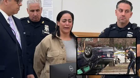 Brooklyn who plowed her car into a family and took the lives of a mother and her two young children was sentenced Wednesday to only three to nine years in jail.