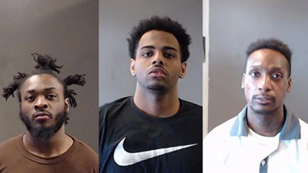 3 inmates, Including murder Suspect