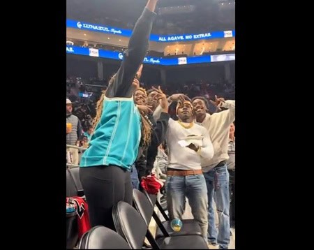 DaBaby Made Bulls fans strip off their jerseys just to a photo with him