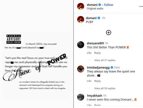Domani Harris Drops “Abuse of Power,”