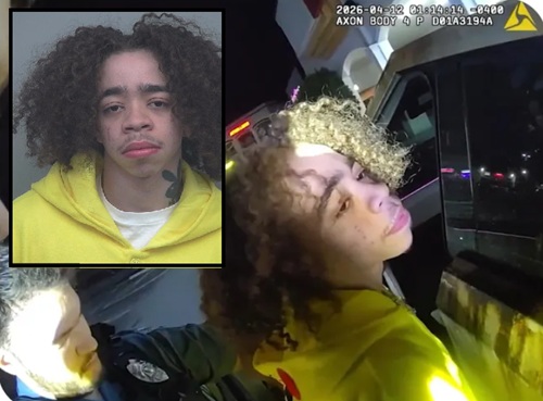 Bodycam Footage Shows King Harris Arrest in Pikachu Onesie.
