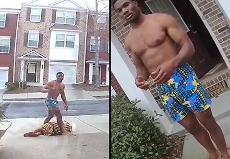 Man Arrested After Throwing His Mother To The Ground And Assaulting Neighbor.