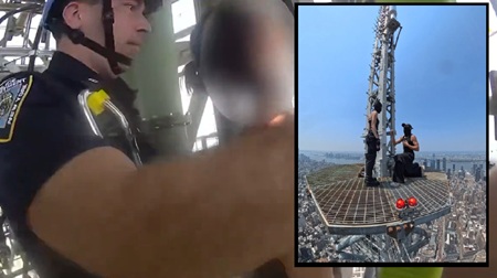Bodycam Video Shows Arrest of Couple After Empire State Building Proposal Stunt