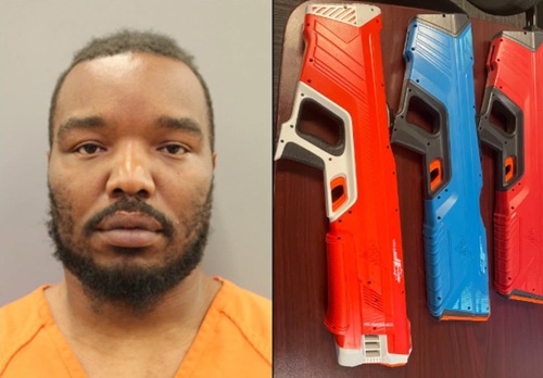 Houston Man Arrested After Targeting Homeless People With Automatic Water Gun.