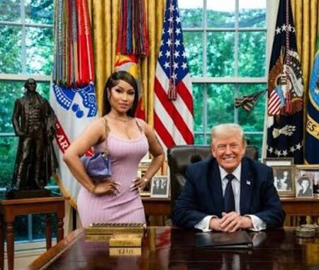 Nicki Minaj Turns Heads at White House Event After Donald Trump Praises Rap Star