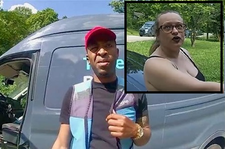 Karen Shoots Amazon Driver in the Eye With BB-Gun Rifle After Delivery Argument Turns Violent