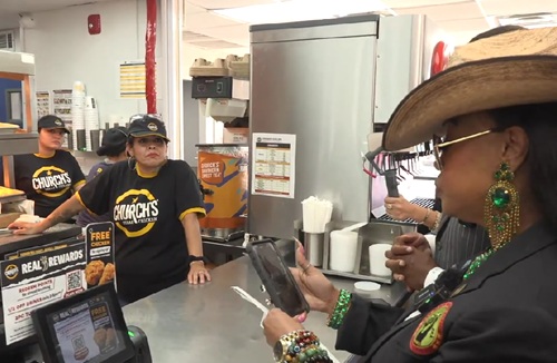 Quanell X & Dr. Matthews Pull Up To Church’s Chicken Demanding Answers After Customer Allegedly Finds Ring Inside Chicken.