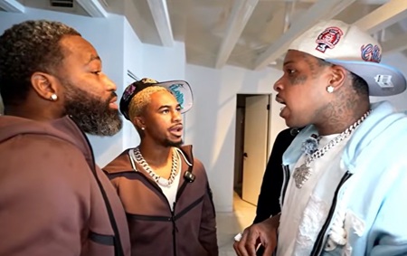 DeenTheGreat, Adrien Broner & Finesse2tymes Pull Up To Blueface’s Party As Wild Footage Shows What Went Down